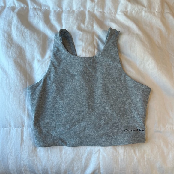 Outdoor Voices Venus Crop Top - Lake - Picture 3 of 6